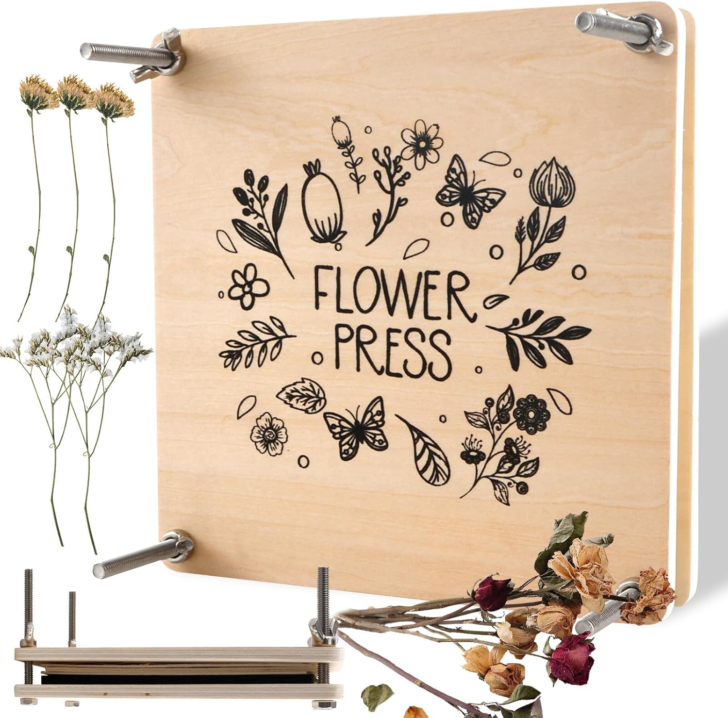 Large Wooden Flower Press Kit by Aaron Flower Press
