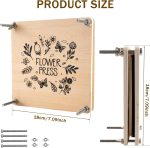 Large wooden flower press kit (1)