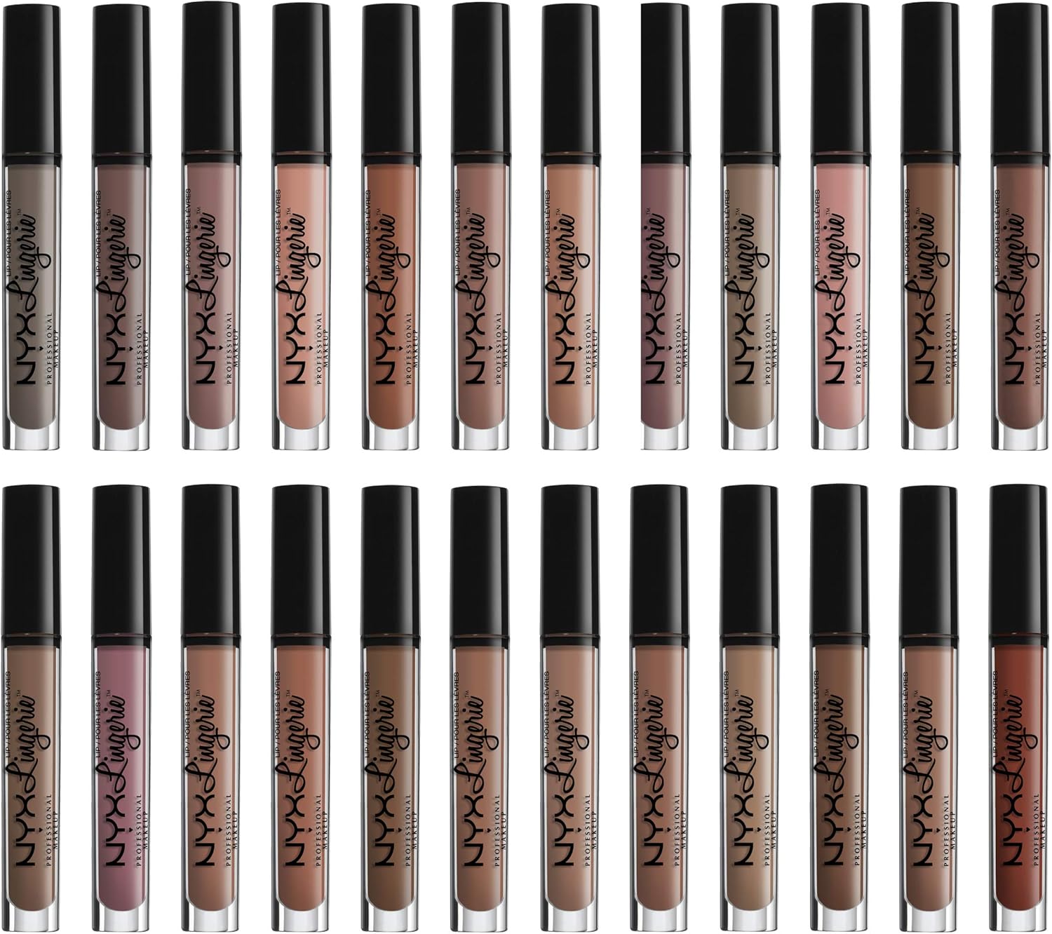 NYX Professional Makeup Lip Lingerie Liquid Lipstick, Creamy and Matte (2)