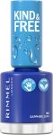 RIMMEL Kind & Free Nail Polish, 169 Sapphire Soar, 8ml