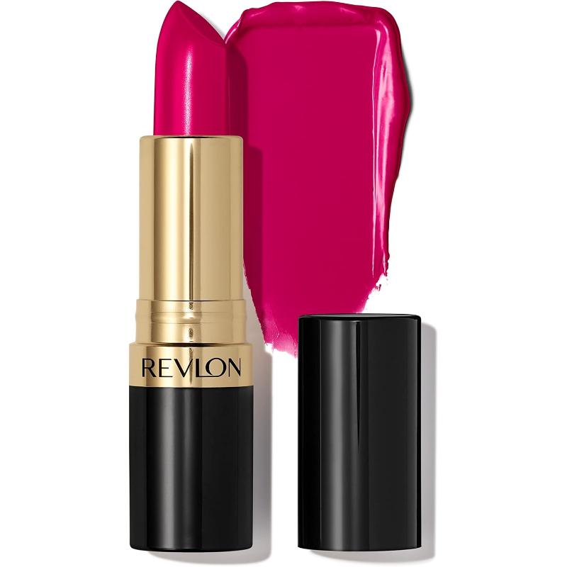 Revlon Super Lustrous Lipstick, High Impact Lipcolour with Moisturising Creamy Formula, Infused with Vitamin E and Avocado Oil in Red/Coral, Love is On (745)
