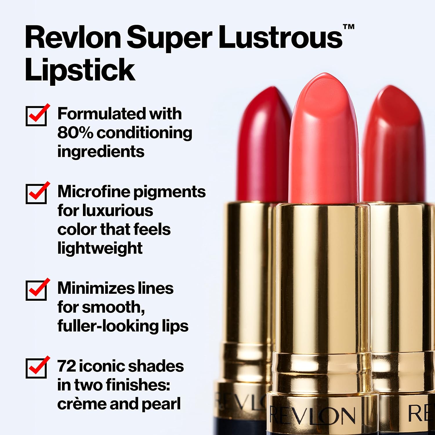 Revlon Super Lustrous Lipstick, High Impact Lipcolour (2)